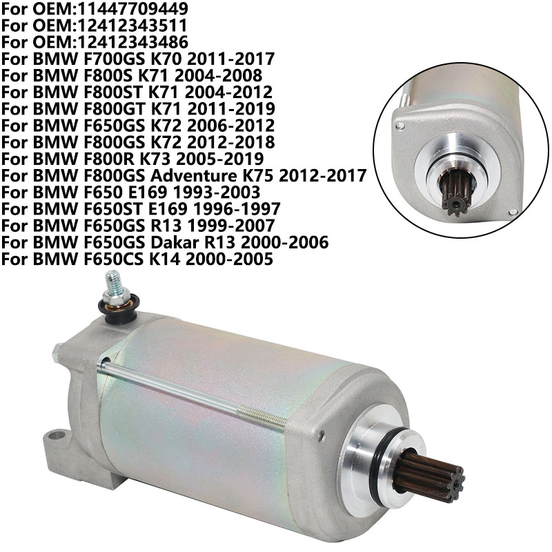Motorcycle Starter Motor - 오토바이 스타터 모터, BMW F800ST F800GT