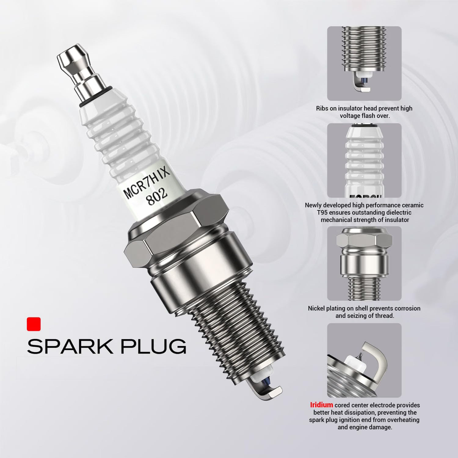 1~4개입, 정품 고품질 이리듐 오토바이 점화 플러그  - Motorcycle Spark Plug 리뷰 및 가격