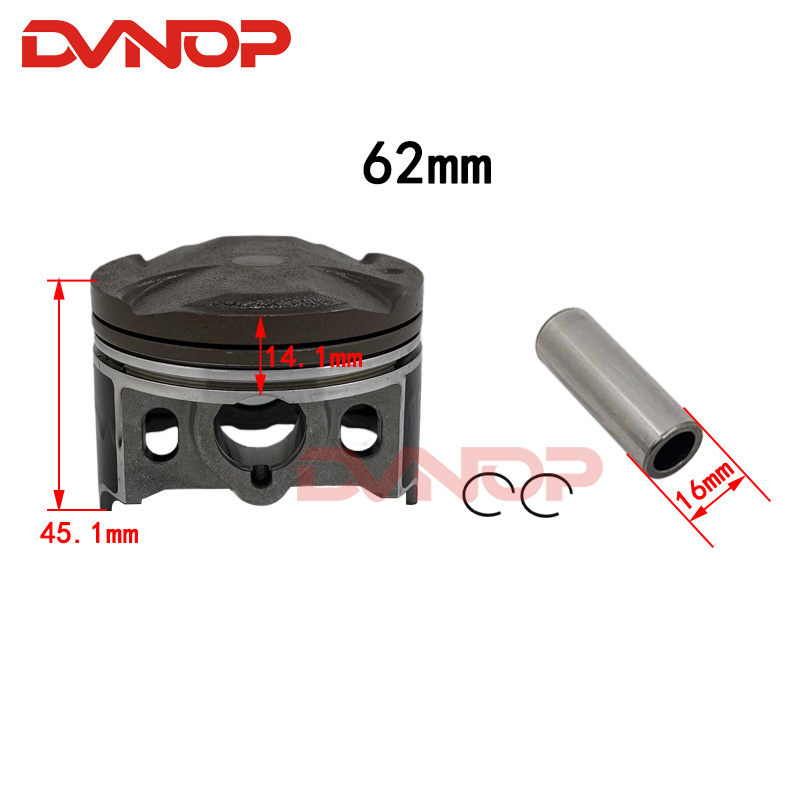 62mm 249cc 보어 오토바이 실린더 피스톤 가스켓 - Motorcycle Gasket 리뷰 및 가격