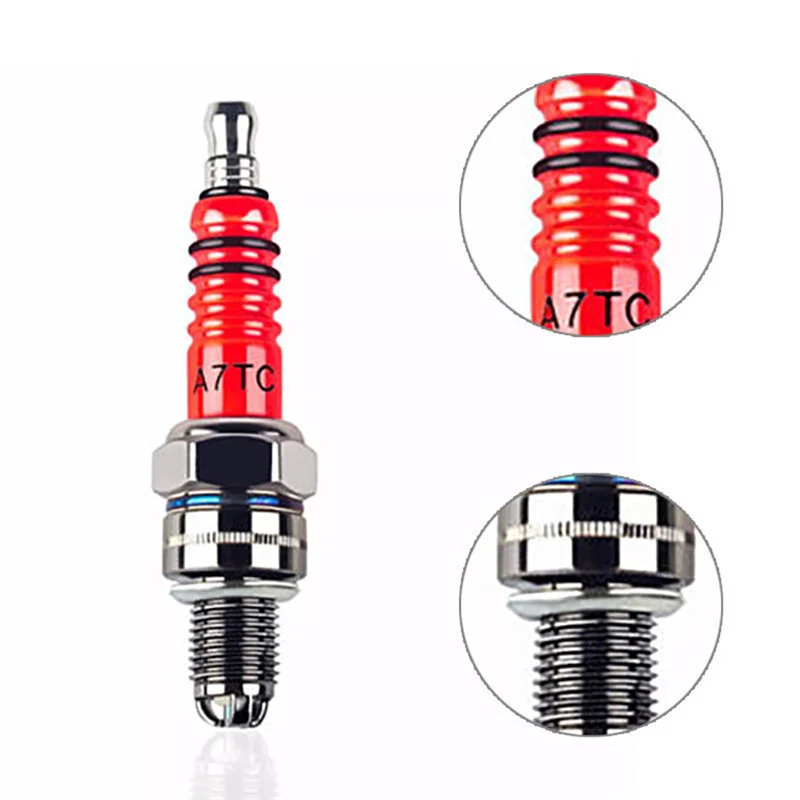 고성능 3전극 이리듐 점화 플러그 A7TC D8TJC, - Motorcycle Spark Plug 리뷰 및 가격