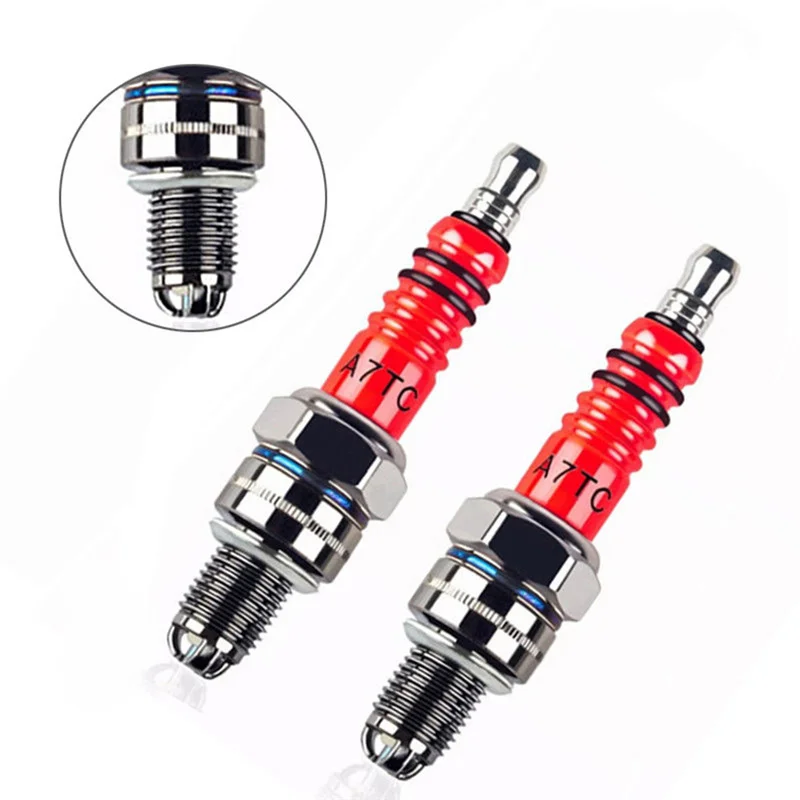 고성능 3전극 이리듐 점화 플러그 A7TC D8TJC, - Motorcycle Spark Plug 리뷰 및 가격