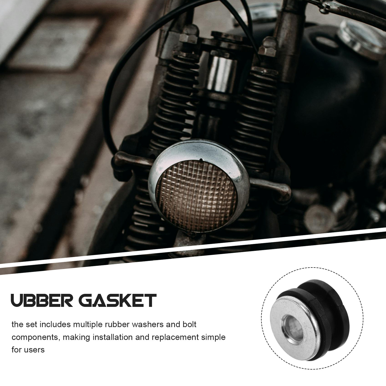 10개입 오토바이 고무 개스킷 세트, 검은색 페어링 볼 - Motorcycle Gasket 리뷰 및 가격