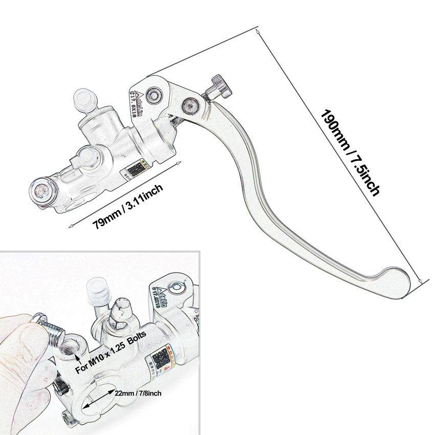 아델린 실버 14mm 15mm 16mm 17.5mm 1 - Motorcycle Piston 리뷰 및 가격